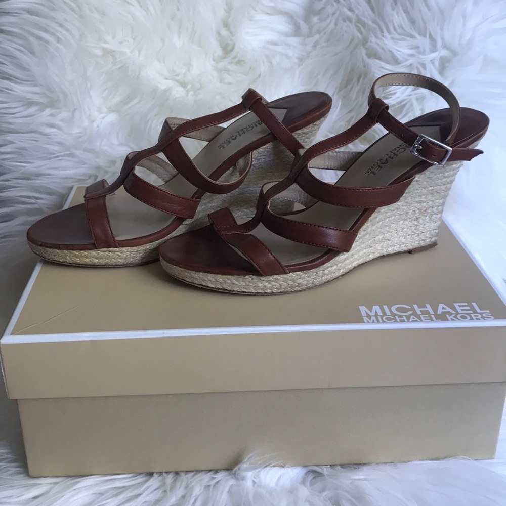 Palm Beach 3 Strap Ankle Wedge Sandals